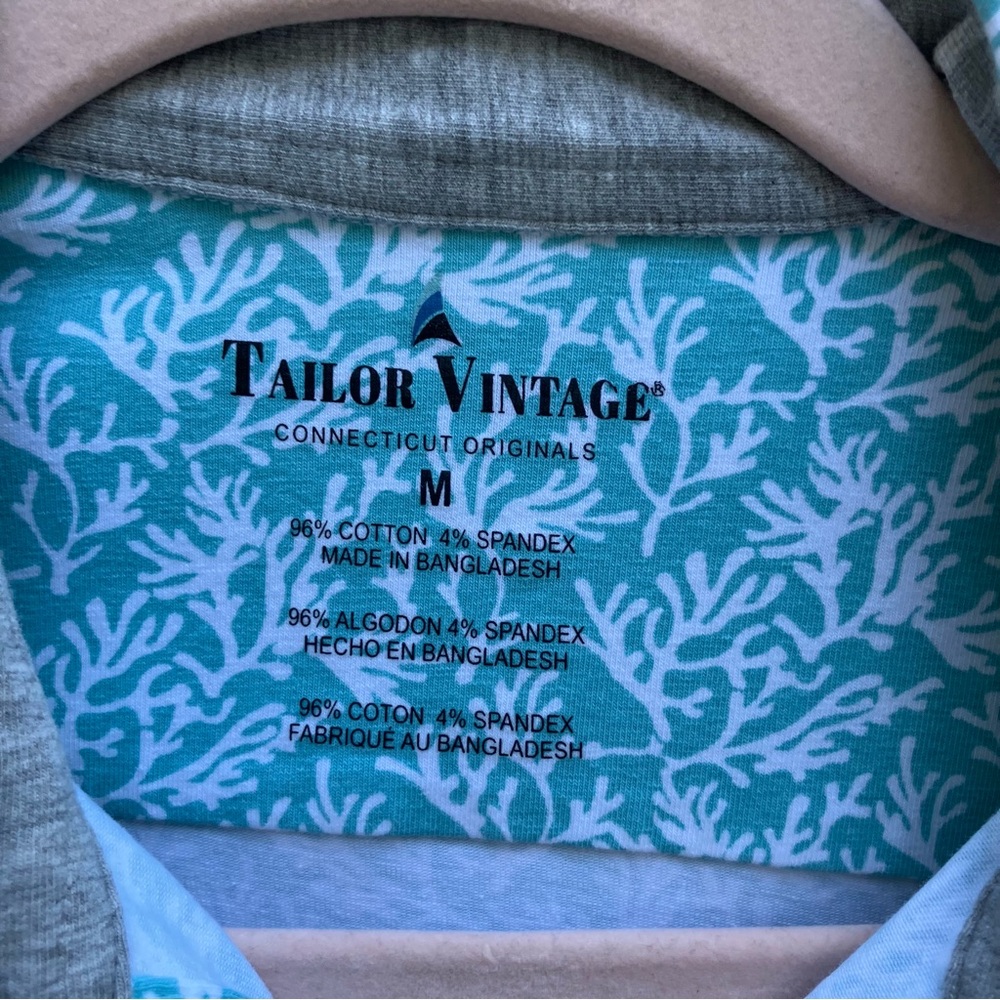 Tailor Vintage button up shirt medium - Picture 3 of 4